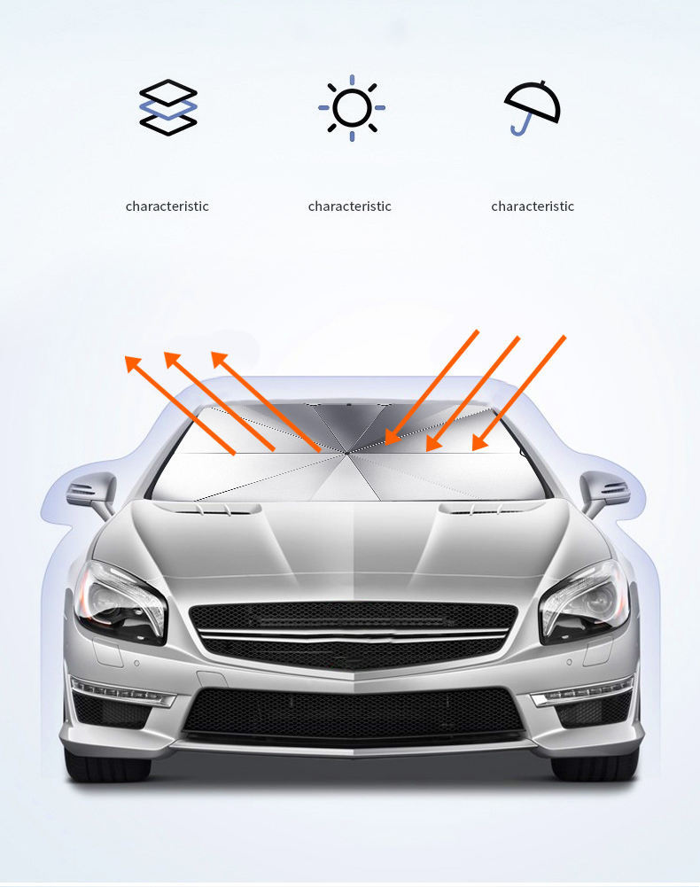 Car Windshield Sun shade - Image 5