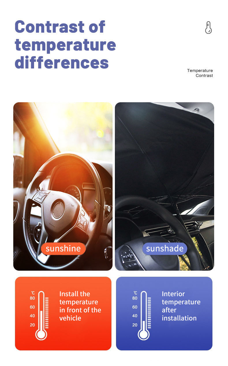 Car Windshield Sun shade - Image 4