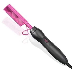 Hair straightener comb